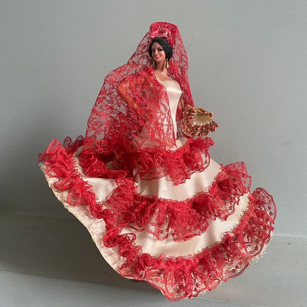 Flamenco dancer Marin Chiclana vintage doll