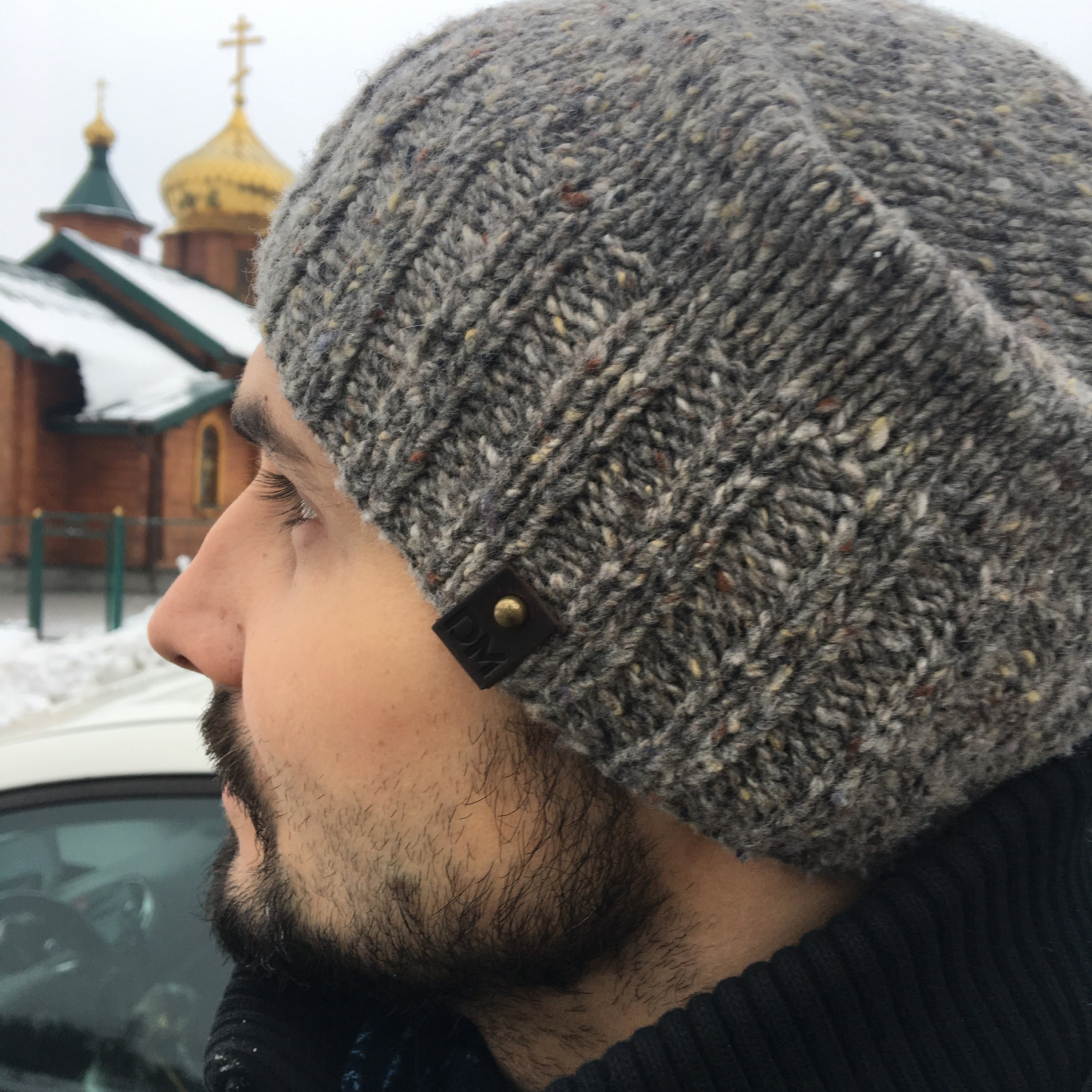 Men's hat Men's Knit hat Men's Knit Beanie Etsy