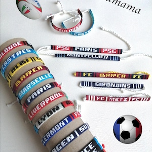 Brazilian bracelet, country bracelet, personalized bracelet, wholesaler for professionals, friendship bracelet, spot bracelet, football, rugby,