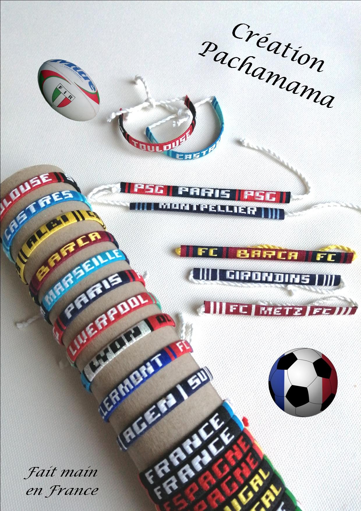 Lot De 12 Bracelets Football Inspirants – Tressés Réglables Avec Charms Ballon, Cadeau Équipe Enfants & Adultes