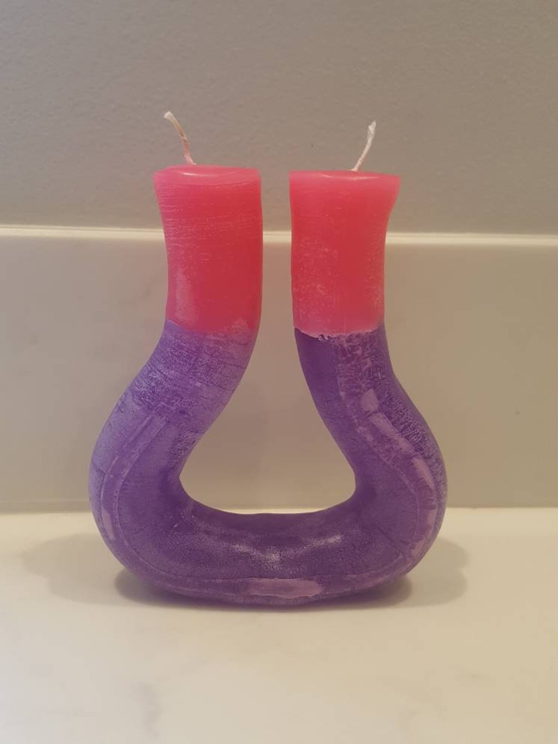 U Bend Double Ended Self Supporting Bendy Candle Etsy