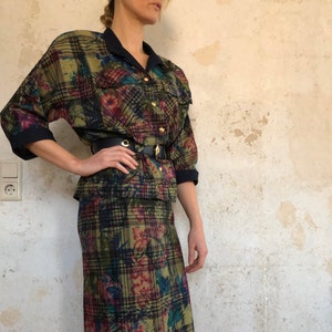 Beautiful vintage two-piece/ boho/ skirt and blouse / jacket / top 100% cotton