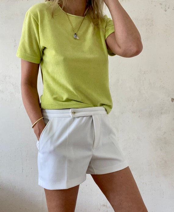 Short Vintage Sports Pants Tennis Pants Shorts in White 70s 80s Brand Sergio Tacchini Etsy Ireland