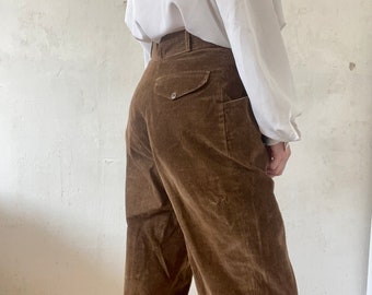 Schöne vintage Cordhose Highwaist Hose in Braun 80er Jahre