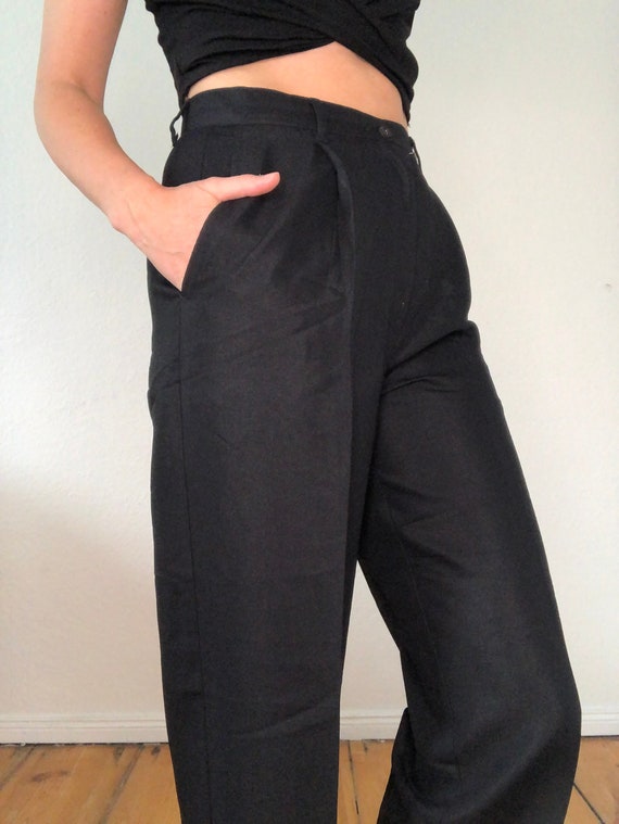 Schöne schwarze vintage Hose highwaist von Bennet… - image 1