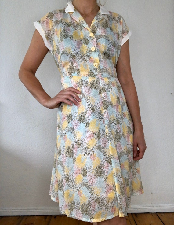 boho floral midi dress