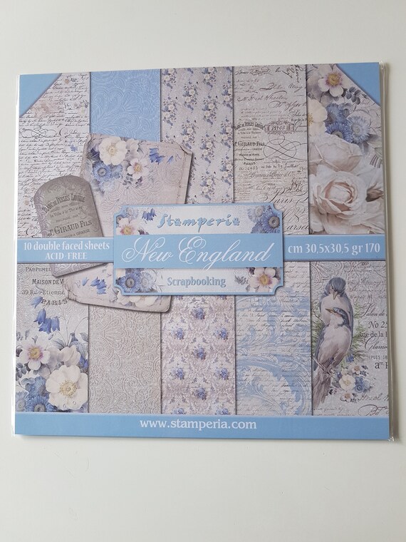 Stamperia New England Paper Pack Etsy