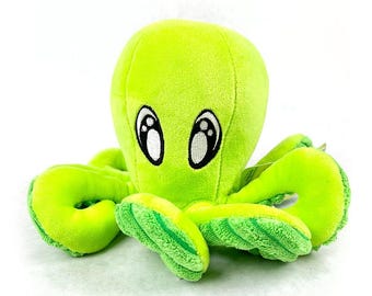 Zeek the Octopus Plush Toy, 5-Inch Soft Minky Sea Creature, Embroidered Eyes, Ages 3+