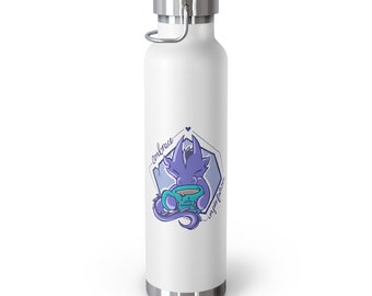 Water Bottle: I Am Enough - Wisp the Dragon (22 oz)