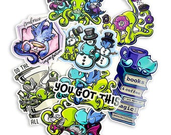 Waterproof Vinyl Sticker | Kawaii Skoshie & Friends Character (Die Cut)