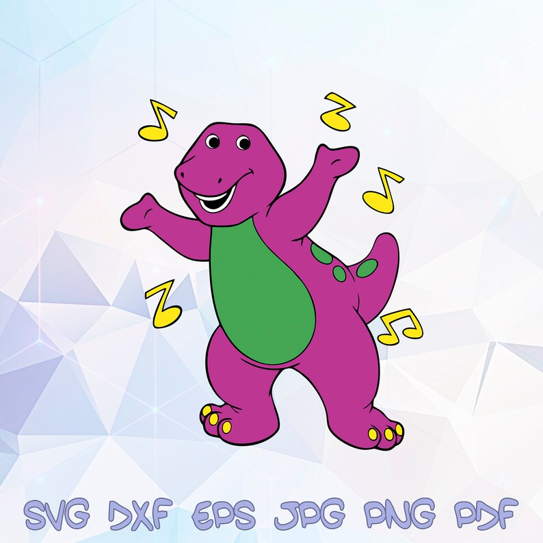 Barney And Friends Svg Music Song Dance Cut File Cricut Etsy