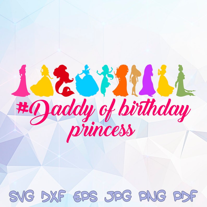 Free Free Disney Birthday Princess Svg SVG PNG EPS DXF File