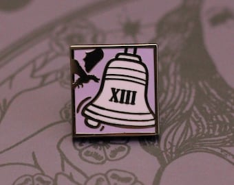 Haunted Bell Mini Hard Enamel Pin