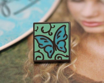 Debut Butterfly Mini Hard Enamel Pin