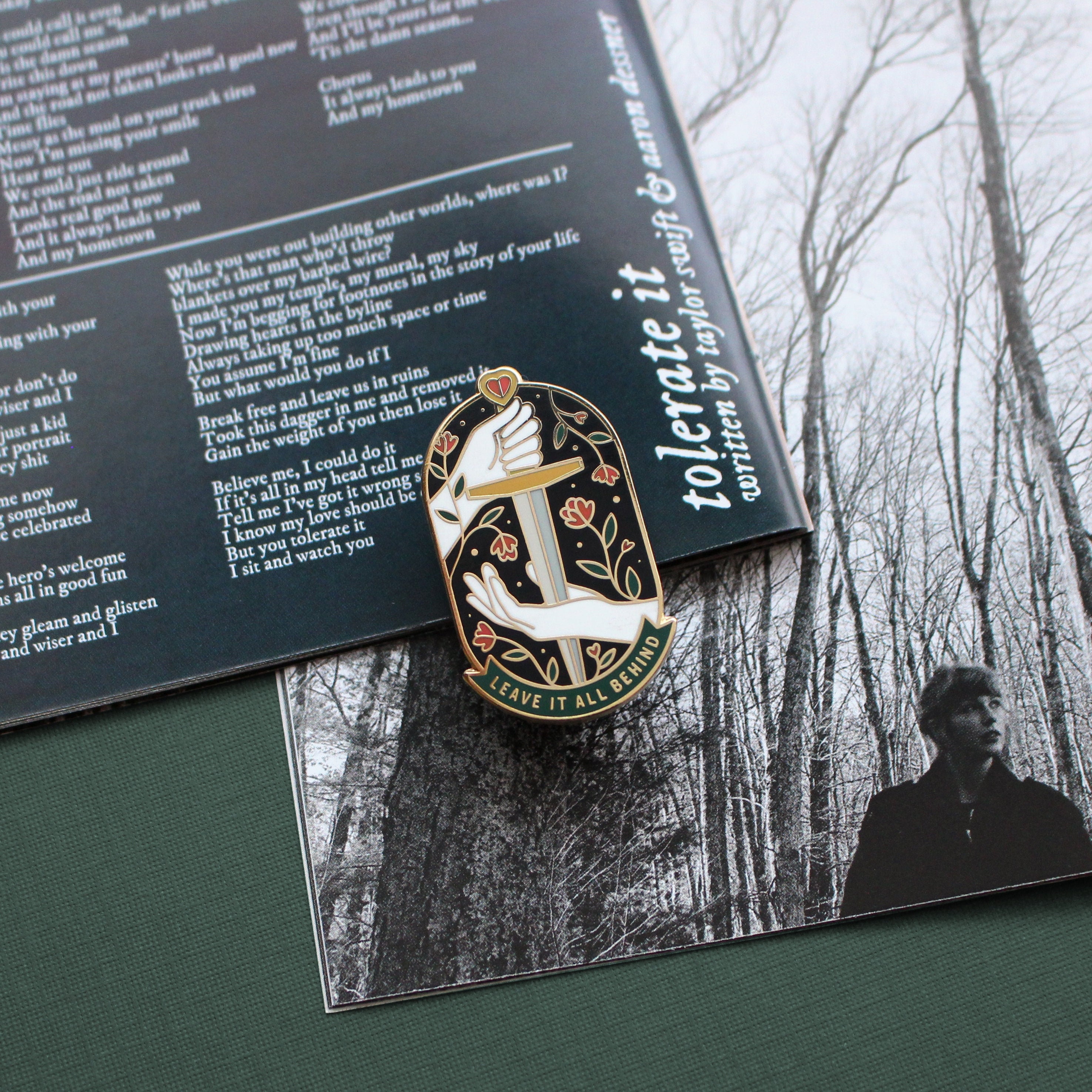 Leave It All Behind Hard Enamel Pin