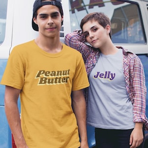 PB and J Shirts, Peanut Butter and Jelly Costume, Best Friends Tees, Matching Couple Set
