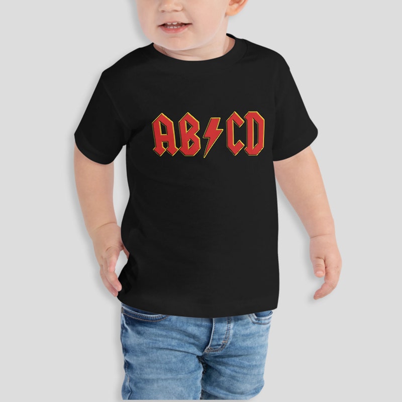 Abcd Toddler Shirt - Etsy