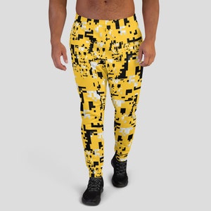 Joggingbroek met anti-gezichtsherkenning, antibewakingskleding, joggingbroek met all-over print, cadeau voor privacydemonstranten