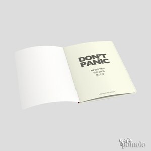 Vogon Poetry Blank Notebook, Tredje sämsta i universum, Liftarens guide till galaxen Parodi Merch bild 3