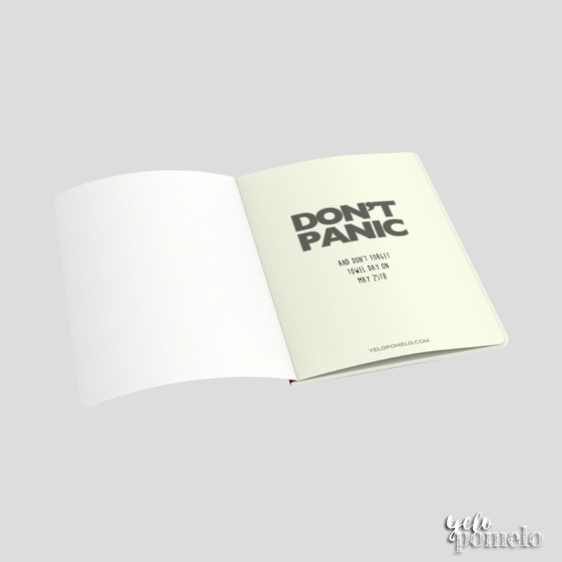 Vogon Poetry Blank Notebook, Tredje sämsta i universum, Liftarens guide till galaxen Parodi Merch bild 3