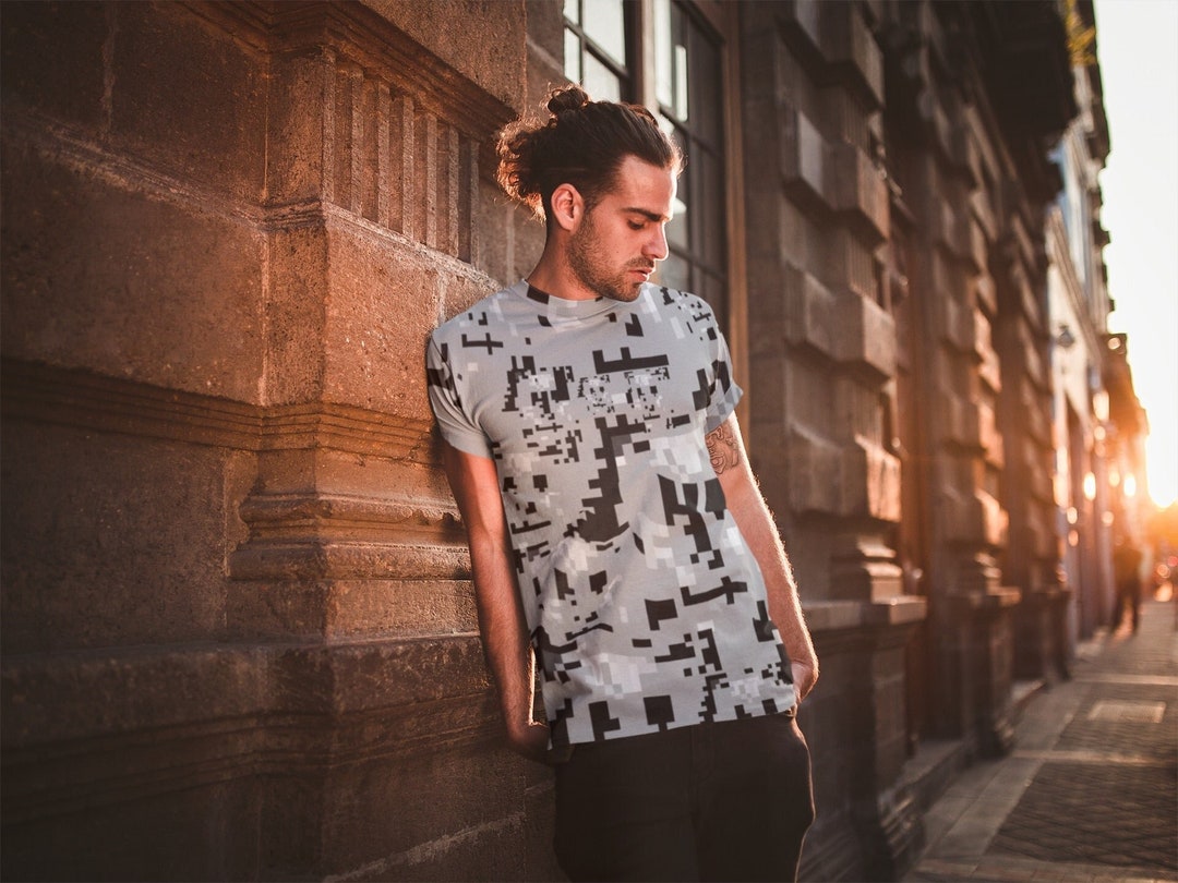 Anti Surveillance Shirt, Protest Facial Recognition Tech, Allover