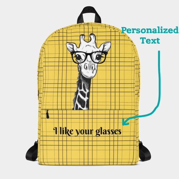giraffe bookbag