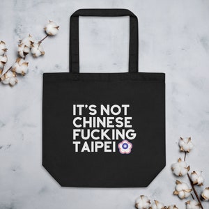 Taiwan Republic of China (ROC) Organic Cotton Tote Bag