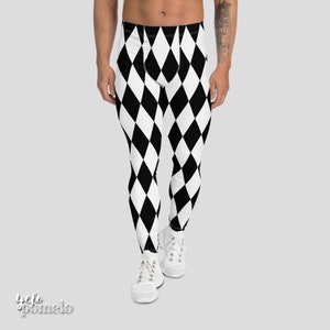 Herrleggings med Freddie Mercury Harlequin-motiv, den ultimata BoRhap-presenten