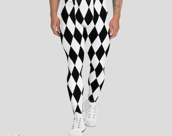Men&#39;s Freddie Mercury Harlequin Leggings, The Ultimate BoRhap Gift