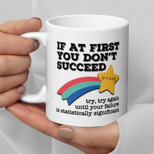 Tazza scientifica divertente: regalo statisticamente significativo