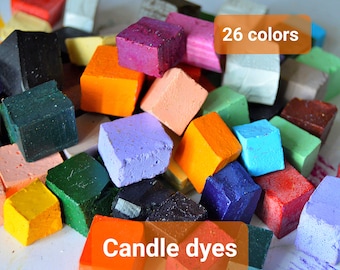 Candle Dye Block. Candle colorant. Candle pigment