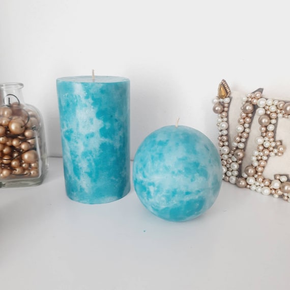 Teal light candles deals