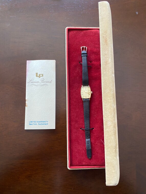 Vintage Lucien Piccard 14k gold watch****SALE