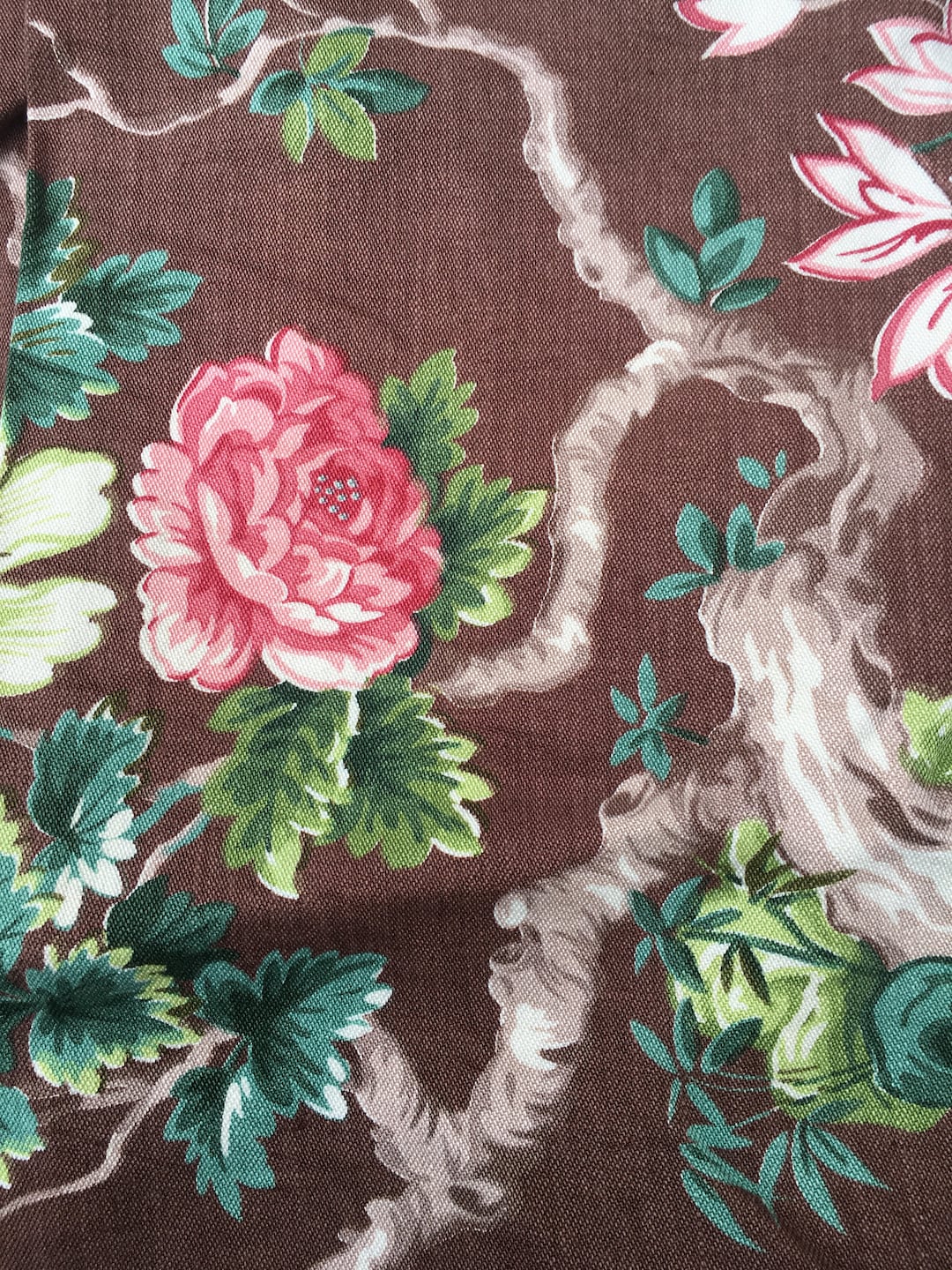 Vintage Upholstery Fabric 8 YARDS BONUS 2 Etsy