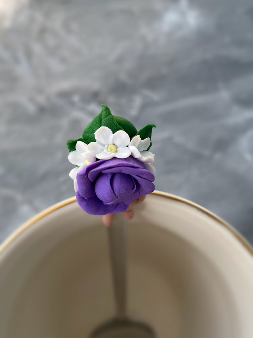 Tazza Regalo Floreale Rosa Per Mamma 350 Ml - Design By Violet - 2