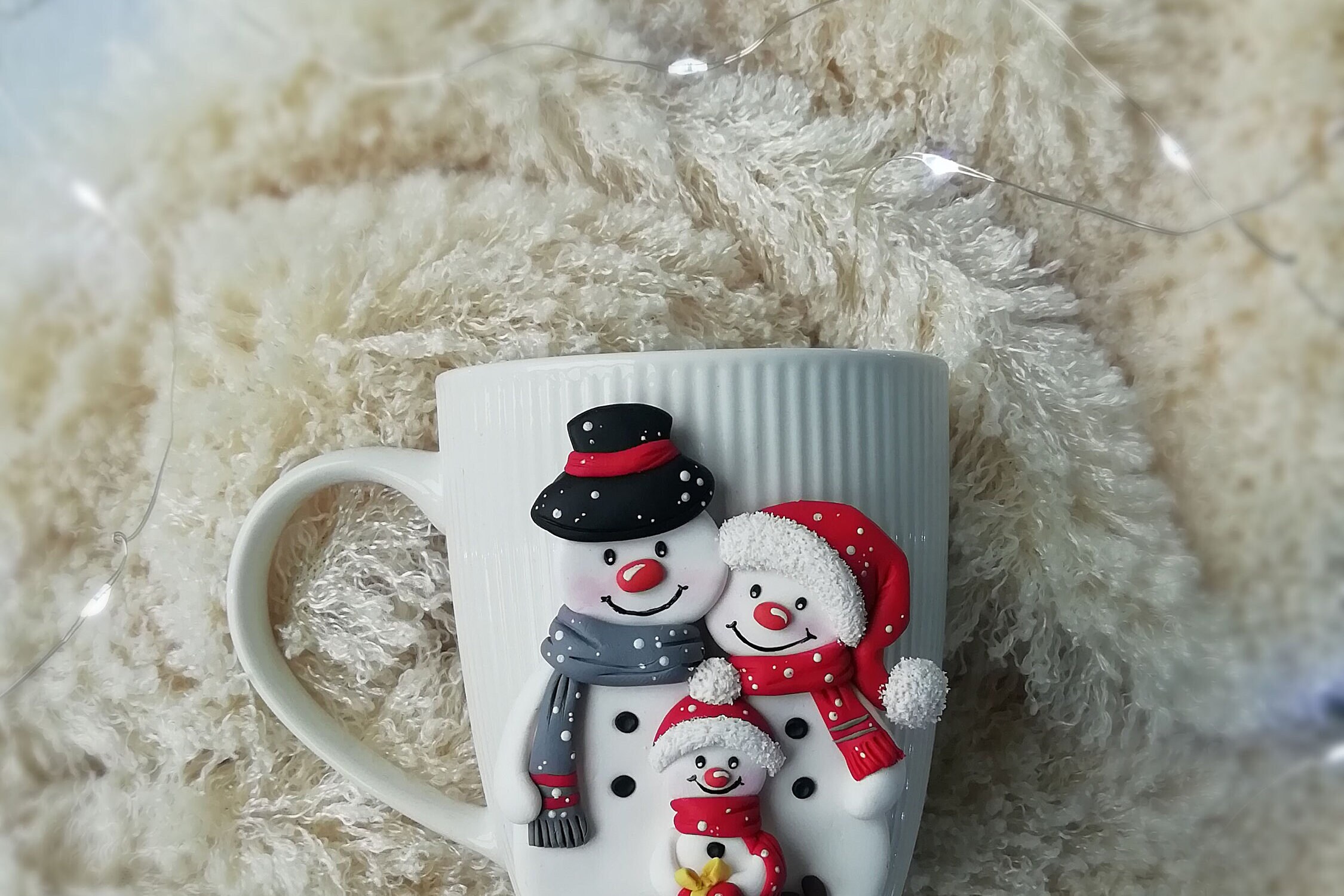 C&F Home 16oz Snowman Cute Christmas Mug