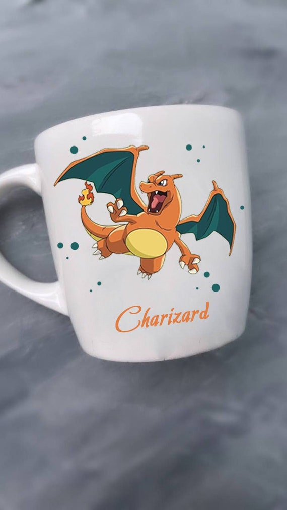 Charizard Mug, Pokemon Coffee Mug, Charizard Birthday Gift