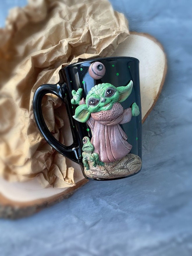 Star Wars The Mandalorian Precious Cargo 16oz Ceramic Latte Mug