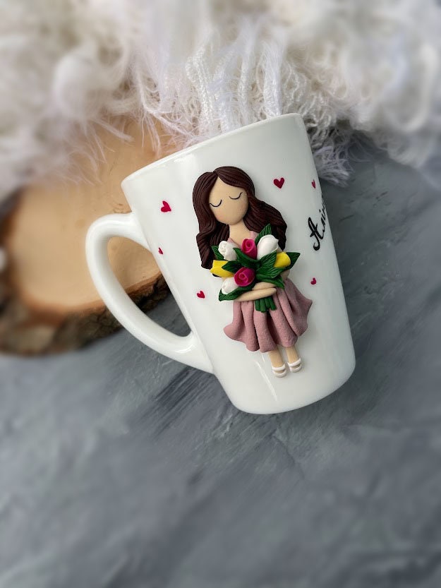 Flower girl best sale mug