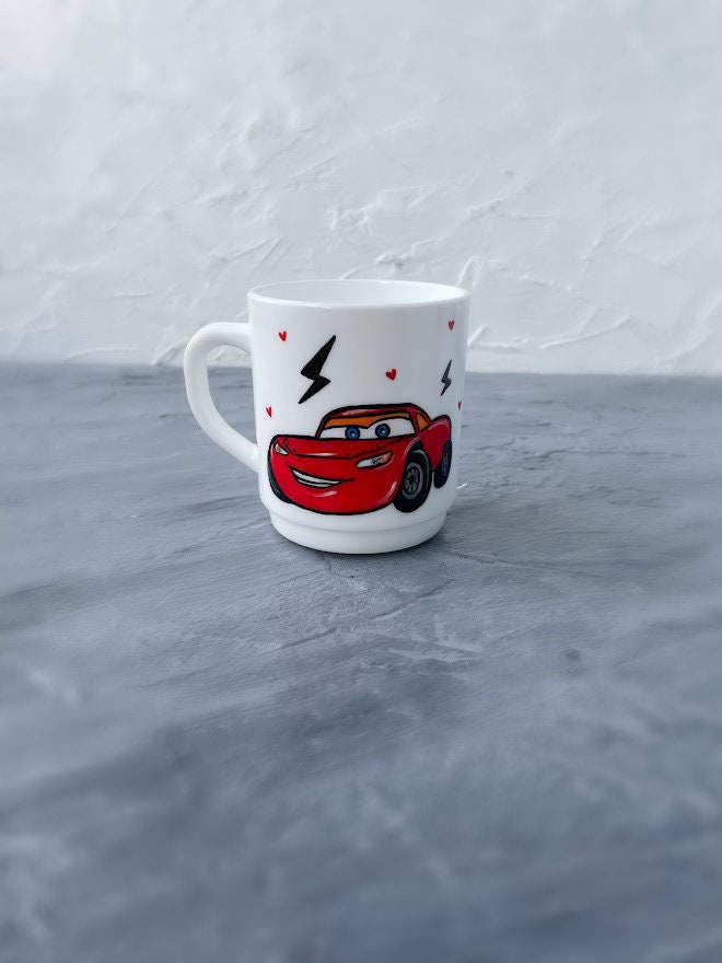 Made for You Car Mcqueen Printed Coffee Cup For Home,Office