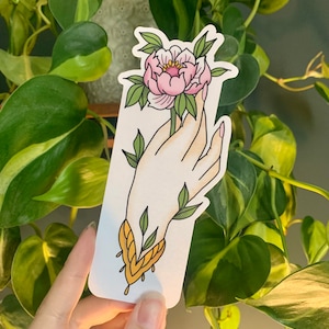 Bookmark, tattoo art, digital art, reading, book lover, fantasy book, magic, witch