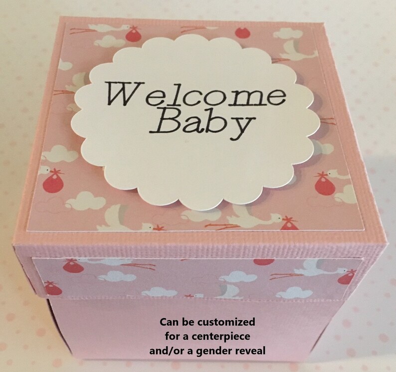 Baby Explosion Box great for gender reveal parties Etsy