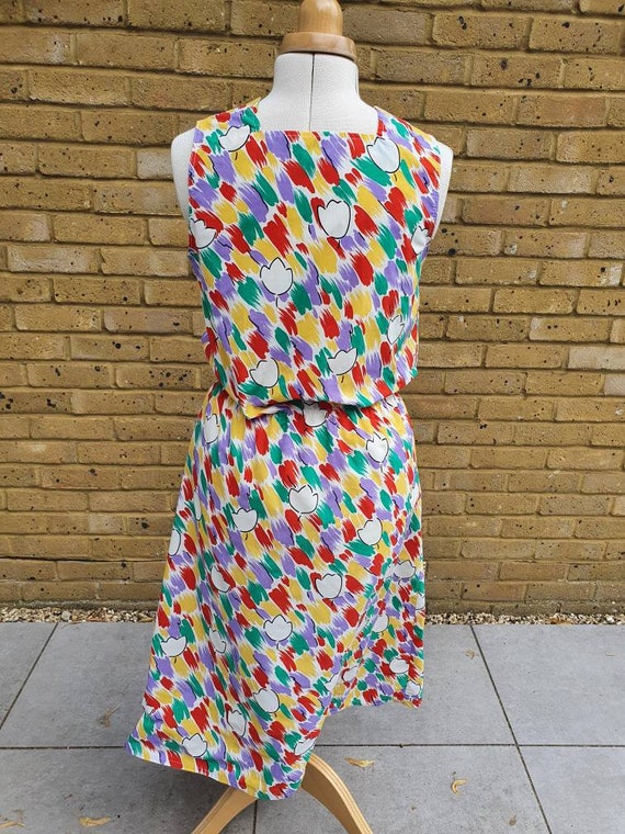 1980s vintage midi dress made in Belgium. - Gem