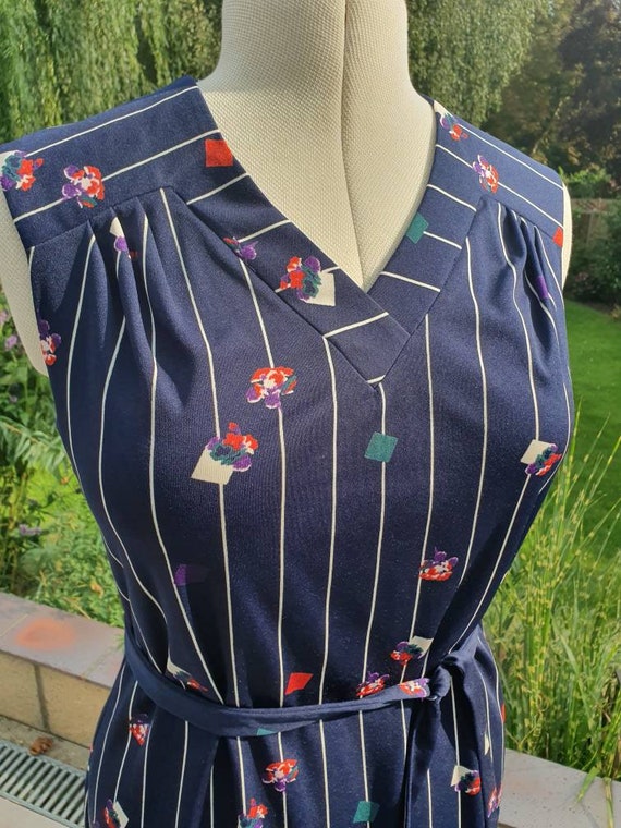 Vintage 1970s two piece shift dress + shirt sleev… - image 5