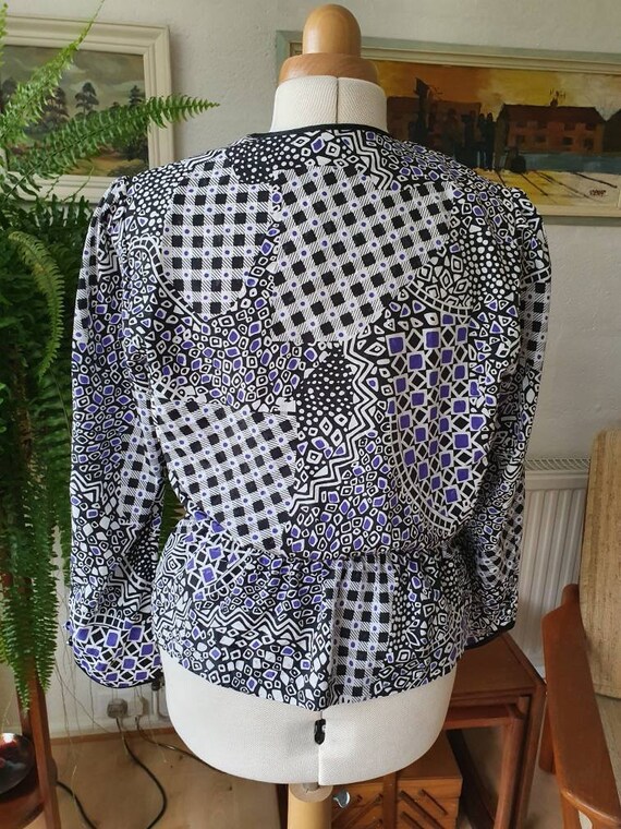 1980s vintage blouse. 80s Hardob blouse. Vintage … - image 5
