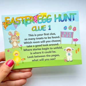 Easter Egg Hunt, Indoor Clues, Accessories, Ideas, Party Basket Bag, Games, Chocolate Treats, Children, Kids - 2024 NEW EDITION