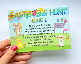 Easter Egg Hunt, Indoor Clues, Accessories, Ideas, Party Basket Bag, Games, Chocolate Treats, Children, Kids - 2024 NEW EDITION