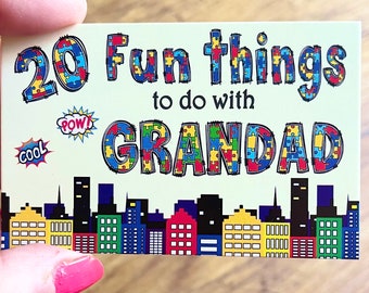 Fathers Day Grandad Gift Ideas Present Voucher Cards Coupons Things to Do Activities Christmas