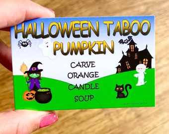 Halloween Taboo Party Games Trick or Treat Ideas Children Crafts Fancy Dress