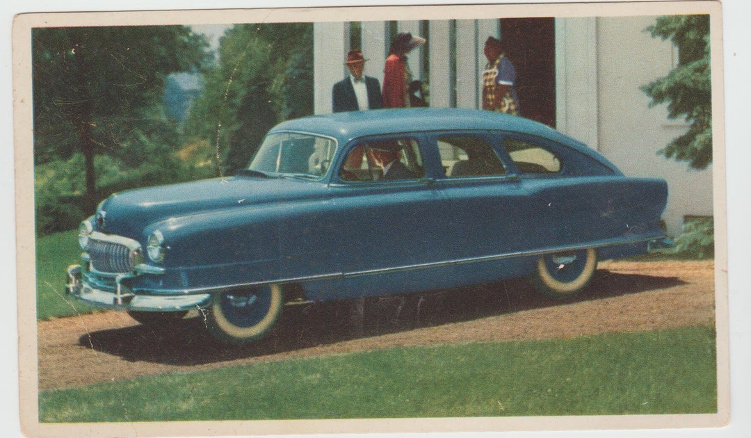 Two Automobile Advertising Postcards From Dealers Seneca Nash Hornell